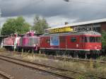Lokzug der RSE(Rhein-Sieg-Eisenbahn) bestehend aus:364-CL 428,701 076-2 und ex DB 365er.