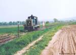 364 803 war am 7.5.96 auf der langen Geraden westlich von Frensdorf unterwegs.