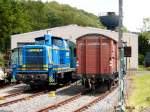 V60 West der MWB am 06.07.2014 Eisenbahnmuseum Bochum Dahlhausen