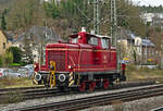 V60 1140, BR 365 der VEB durch Remagen - 16.12.2023