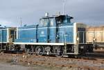 365 695-6 auf dem Bahnhofsgelände in Euskirchen - 06.12.2013