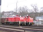 Am 94.06 standen BR294 752-1 und BR365 715-2 zusammen in Villingen