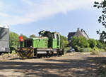 Krauss-Maffei ML 500 C der Eisenbahnfreunde Wetterau im Endbahnhof Münzenberg. 14.09.2019