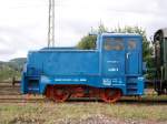 Am 18.9.2010 stand die BR 312 011-0(LOK 5) der IG Hirzbergbahn e.V..Sie war mit ihrer Schwesterlok (LOK 3)mit 2 Oldtimerwagen im BW Arnstadt.