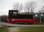 Eine alte DR Rangierlokomotive in Speyer Technik Museum am 19.02.11