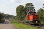 Solvay Lok Nr.3 kam am 10.10.14 Lz aus Millingen.