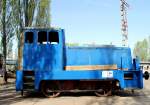 Diesellok V10B Blaue Rosi in Gera. Foto 28.04.2012