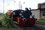 Die K 4118 am 12.09.09 im ehemaligen BW Falkenberg oberer Bahnhof. Die Sammlung ist nur an wenigen Wochenenden im Jahr zugnglich, hier soll aber in naher Zukunft ein Eisenbahnmuseum entstehen. 