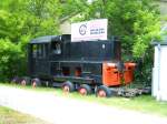 Eine K auf Culemeyer Straenroller als Wegweiser fr das Technikmuseum Prora, 18.06.06