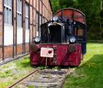 Von dieser Stelle aus kann ich wenigstens den Bahnbetrieb beobachten. 

K II 310 914-7 (DR 100 914) gebaut 1942 von Deutz stand am 14 Mai 2011 direkt neben dem Lokschuppen abgestellt.

Seit Dezember 2005 hat sie im alten Bw Adorf eine neue Heimat gefunden. Sie war zuvor betriebsfhig bei der EBG Mnchberg.