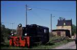 Am 1.5.1990 traf ich bei meiner Fahrt durch die DDR auf einen Eisenbahn Inselbetrieb in Salzmünde.