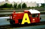 323 706-2 als  Nummerngirl  auf der Fahrzeugparade  Vom Adler bis in die Gegenwart , die im September 1985 an mehreren Wochenenden in Nrnberg-Langwasser zum 150jhrigen Jubilum der Eisenbahn in