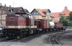 199 861-6 mit einem Fotosonderzug bei der Einfahrt in Wernigerode am 10.06.2012