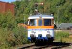 VT MAN-Schienenbus der Osningbahn war am 16.09.2012 im Eisenbahnmuseum Bochum Dahlhausen zu Gast.