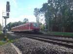 610 015-0/515-9 auf gleis 2, am 22.06.08 in Altenstadt (Waldnaab) Auf den weg nach Weiden (Oberpfalz) und noch links in bild das KS-Signal 17A  