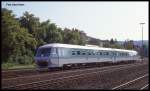 Am 27.6.1992 war der damals noch neue Pendolino 610010 als RSB 3666 in Hersbruck links der Pegnitz im Einsatz nach Nürnberg zu sehen.