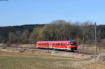 611 045-6 als IRE 3210 (Ulm Hbf-Neustadt(Schwarzw)) bei Unadingen 16.3.17