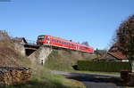 611 020-8 als RE 22309 (Trossingen-Neustadt(Schwarzw)) in Rötenbach 1.11.17