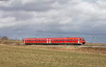 611 039-9 als RE 3208 (Ulm Hbf-Neustadt(Schwarzw)) bei Hüfingen 2.2.18