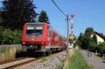 611 029-9 als IRE 3209 (Neustadt(Schwarzw)-Ulm Hbf) bei Löffingen 21.7.15