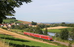 611 020-9 und 611 011-8 als IRE 3207 (Donaueschingen-Ulm Hbf) bei Gutmadingen 4.8.16