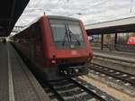 611 033 mit 611 010 am 03.03.17 in Ulm Hbf als Ire nach Basel.