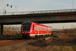 Am 1.04.2017 fuhr 612 027 durch Gera in Richtung Glauchau