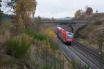 612 140 als RE 3425 von Nürnberg nach Hof bei Martinlamitz, 12.11.2016