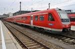 612 661-8 wartet am 6.1.2018 als RE57584 nach Wangen(Allgäu) im Münchener Hauptbahnhof.