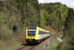 612 125-4 als RE 3210 (Ulm Hbf-Neustadt(Schwarzw)) bei Rötenbach 25.4.18