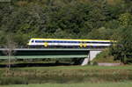 612 109-8 und 612 125-4 als RE 3207 (Donaueschingen-Ulm Hbf) bei Gutenstein 12.8.18