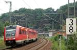 28.06.2009 rollt der Franken - Sachsen Express durch den Plauenschen Grund bei Dresden nach Nrnberg.