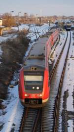 BR 612 am 20.02.2010 in Halberstadt nach Hannover 