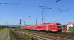 DB 612 044 als RE 3336 von Mainz Hbf nach Saarbrcken Hbf, in Mainz- Mombach; 16.07.2010