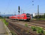 DB 612 136 als RE 3335 von Saarbrcken Hbf nach Mainz Hbf, in Mainz- Mombach; 16.07.2010