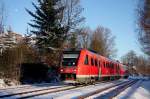 612 062/662 als RE3008 in Mnchberg am 08.01.2009