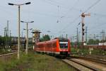 Gut zwei Stunden nach der Abfahrt in Erfurt hat 612 099 den Endbahnhof Zwickau Hbf erreicht.