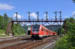 Regionalexpress in Richtung Halle bei der Einfahrt aus Bad Harzburg (09.06.2012)  