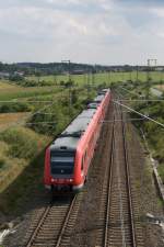 Der Franken - Sachsen Express unter Fahrdraht ohne Spannung -     Seit es die Verbindung Regensburg - Gera nicht mehr gibt, ist die Zahl der 612er auf der Strecke zwischen Hof und Mehltheuer zurck