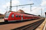 Hier 612 533-0 als RE1 (RE3679) von Gttingen nach Zwickau(Sachs)Hbf.