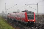 612 481 DB Regio bei Staffelstein am 26.11.2013.