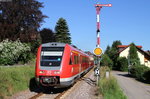 612 128-8 als IRE 3207 (Löffingen-Donaueschingen) bei Löfffingen 7.7.16