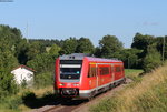612 128-8 als IRE 3207 (Neustadt(Schwarzw)-Donaueschingen) in Bachheim 18.7.16