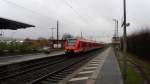 Die 620 017 der DB mit RB 30 (Bonn - Ahrbrück) bei der Einfahrt in Bonn-Mehlem, DEN 13.12.2015