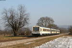 VS 204, VT 128 und VT 129 als SWE74217 (Riegel-Malterdingen NE-Breisach) bei Königschaffhausen 26.1.17