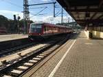 628 542 als Rb aus Langenau bei der Einfahrt in Ulm Hbf am 20.07.17