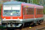 928 427 als RB von Bogen nach Neufahrn/Ndby am 10.4.2007 bei der Einfahrt in Straubing.