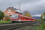 Auf Grund von Brckenabrissarbeiten und der damit verbundenen Sperrung der Gleise des Bahnhofs von Lindau fuhren die IRE nach Stuttgart nicht ab Lindau sondern ab Enzisweiler.