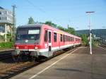 Die Br.928 337-5 fuhr am 24.05.07 als IRE von Aalen Hbf nach Ulm Hbf.