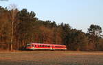 628 486-2 als RB 23302 (Amorbach-Aschaffenburg Hbf) bei Erlenbach 28.2.18